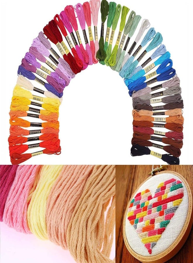 Jasol Embroidery Thread Cotton 100pices Embroidery doli Thread Set (Multicolor, Pack of 100 1.2g skeines Premium Shades - Image 4